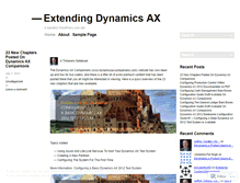 Tablet Screenshot of extendingdynamicsax.com